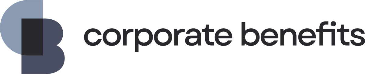 Logo von Corporate Benefits, bestehend aus den Buchstaben 